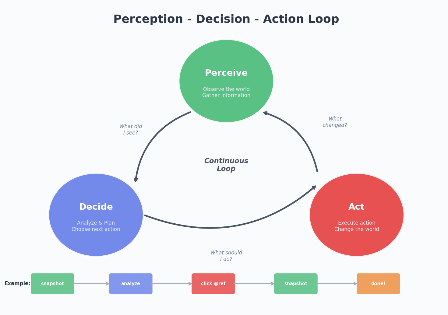 Perception-Decision-Action Loop
